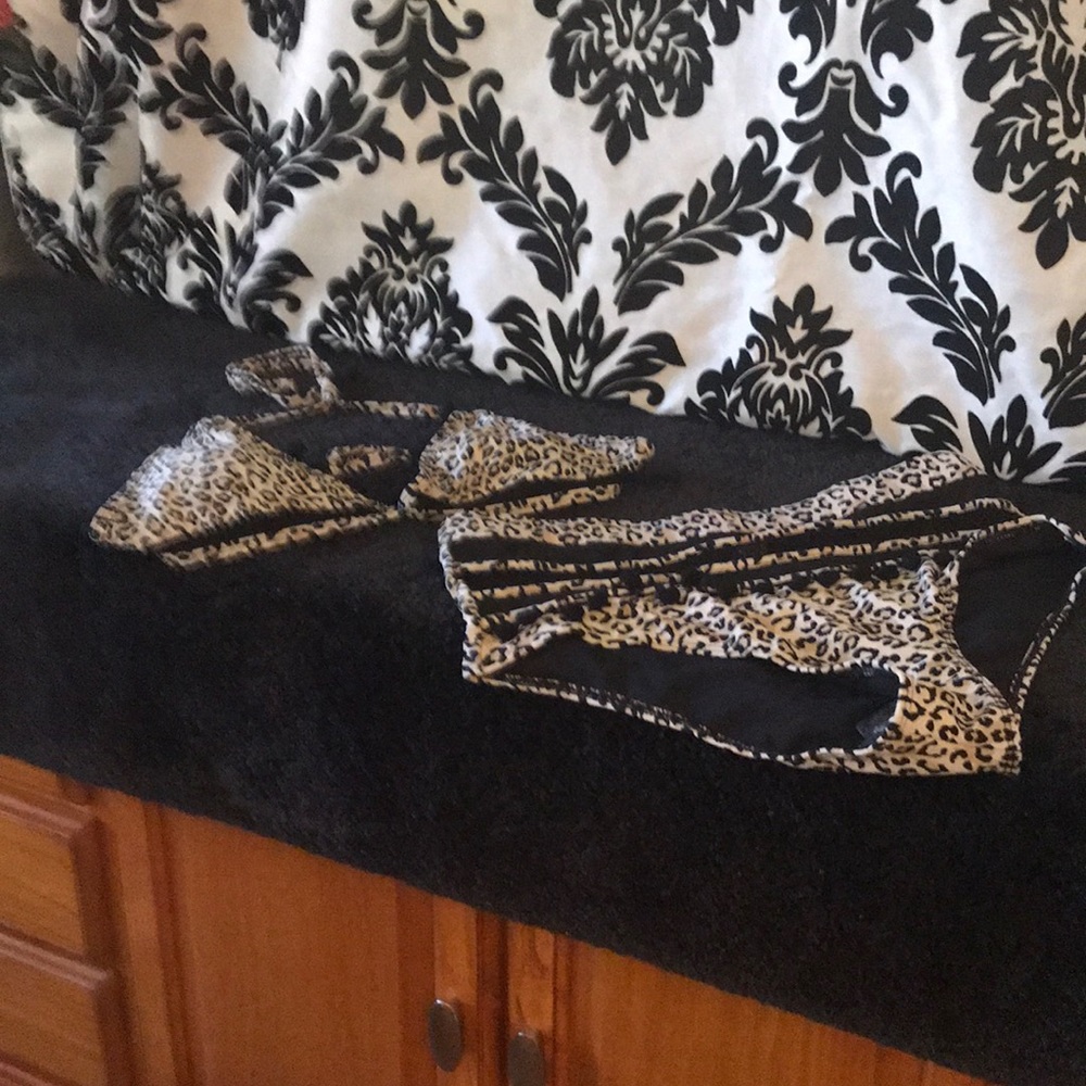 NWOT Leopard print bikini